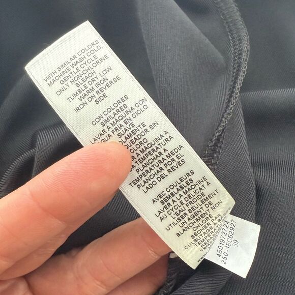 Chico’s Easy Wear Black Jersey Tank Dress Size 2 / US L - Picture 10 of 12